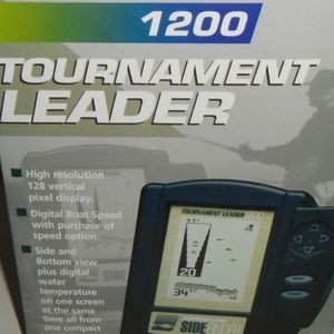 Vintage Fish finder Bottom line 1200 tournament leader new